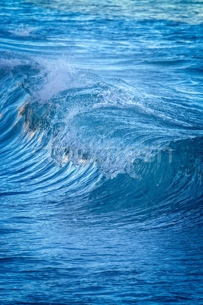Beautiful Blue Ocean Wave in Costa Brava coastal in Spain Stock photo © digoarpi