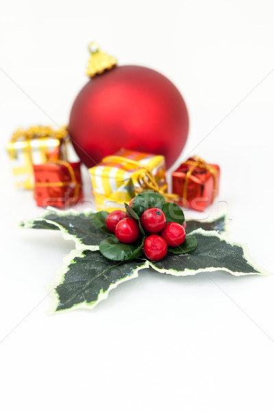 Isolato bella Natale ornamenti abstract palla Foto d'archivio © digoarpi
