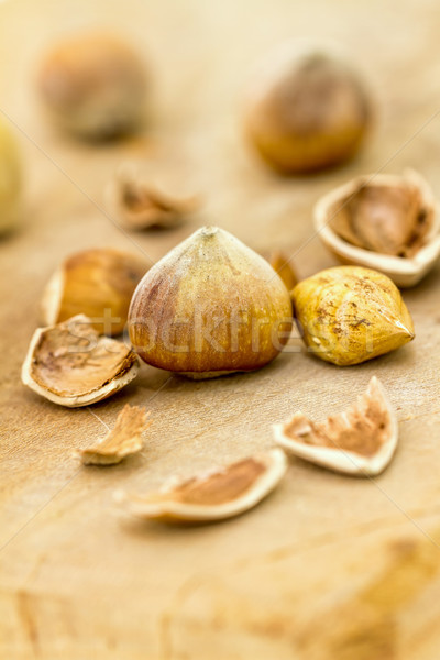 Cacahuètes brisé légumes blanche [[stock_photo]] © digoarpi