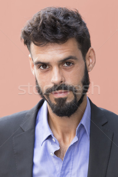 Young man with beard Stock photo © digoarpi