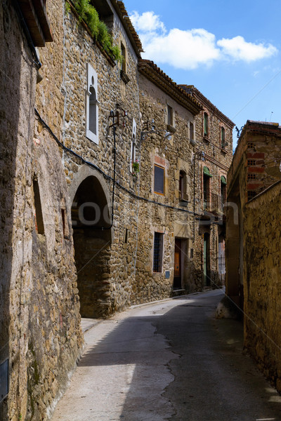 Spaniol sat armonic imagini peisaj stâncă Imagine de stoc © digoarpi