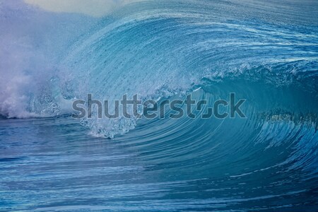 Beautiful Blue Ocean Wave in Costa Brava coastal in Spain Stock photo © digoarpi