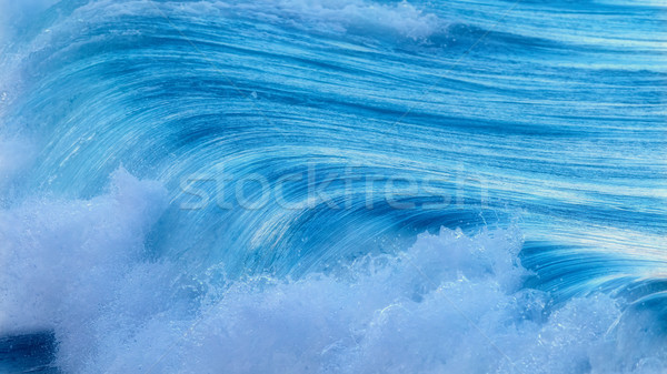 Beautiful Blue Ocean Wave in Costa Brava coastal in Spain Stock photo © digoarpi