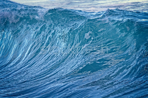 Beautiful Blue Ocean Wave in Costa Brava coastal in Spain Stock photo © digoarpi