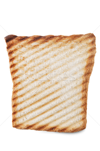 Pâine prăjită prajite pâine izolat alb Imagine de stoc © DimaP