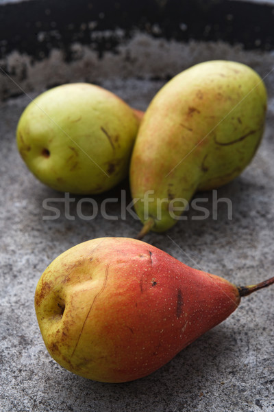 Körték három édes gyümölcs nyár csoport Stock fotó © DimaP