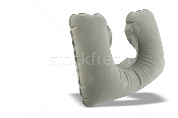 Nadmuchiwane poduszka płaszczyzny odizolowany biały podróży Zdjęcia stock © DimaP