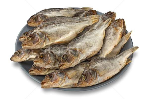 Secas rio cinza prato comida peixe Foto stock © DimaP