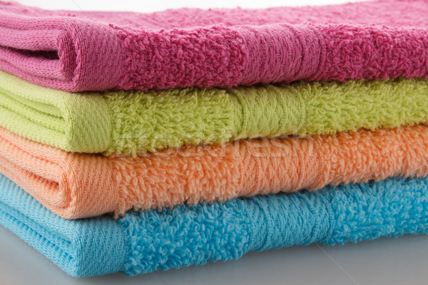 Toalhas banho algodão Foto stock © DimaP