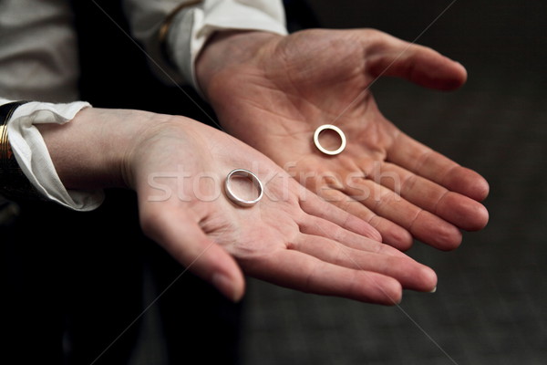 Wedding rings Stock photo © Dinga