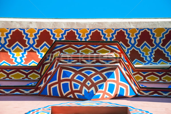 Building detail of Communal bank in Ljubljana Stock photo © dinozzaver
