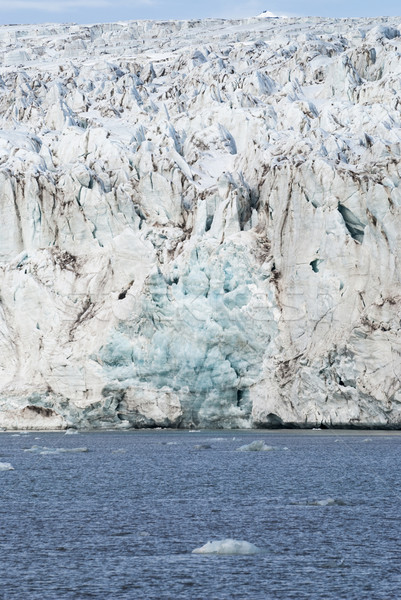 Icebergs in front of the glacier, Svalbard, Arctic Stock photo © dinozzaver