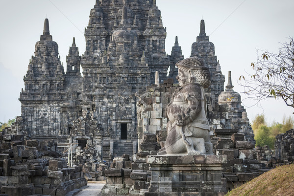 Tapınak Endonezya towers taş Tanrı Stok fotoğraf © dinozzaver