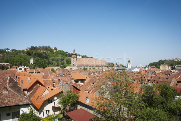 Brasov, Romania Stock photo © dinozzaver