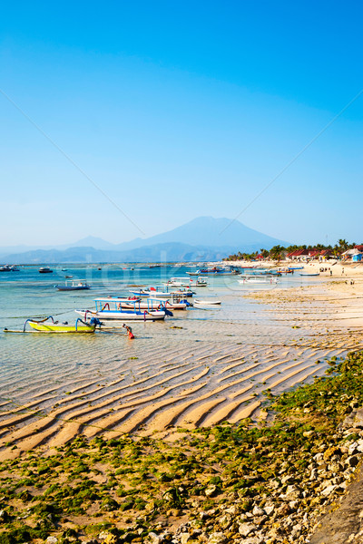 Paradis plajă Indonezia turcoaz insulă apă Imagine de stoc © dinozzaver