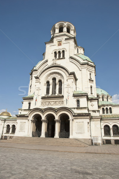 Katedrális Szófia Bulgária ortodox kő istentisztelet Stock fotó © dinozzaver
