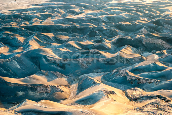 Ash dunes at mount Bromo plateau, Indonesia Stock photo © dinozzaver
