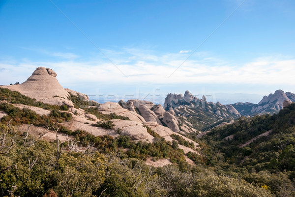 Stock photo: Mountains of Montserrat, near Barcelona