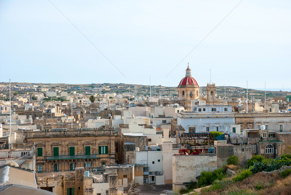 Eiland Malta stad landschap kerk Stockfoto © dinozzaver