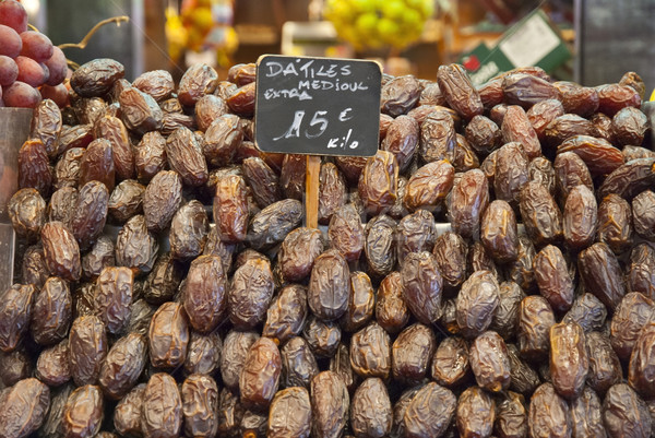 Dry date fruits to sell Stock photo © dinozzaver