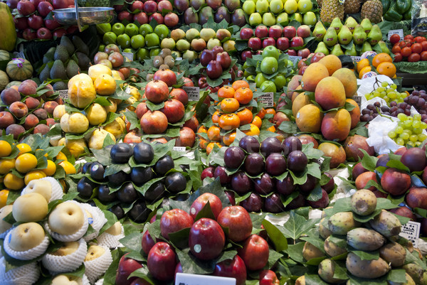 [[stock_photo]]: Fruits · légumes · marché · coloré · la