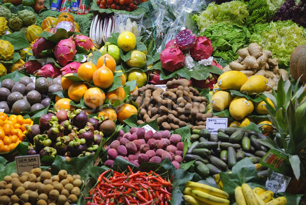 Fruits légumes marché coloré la [[stock_photo]] © dinozzaver