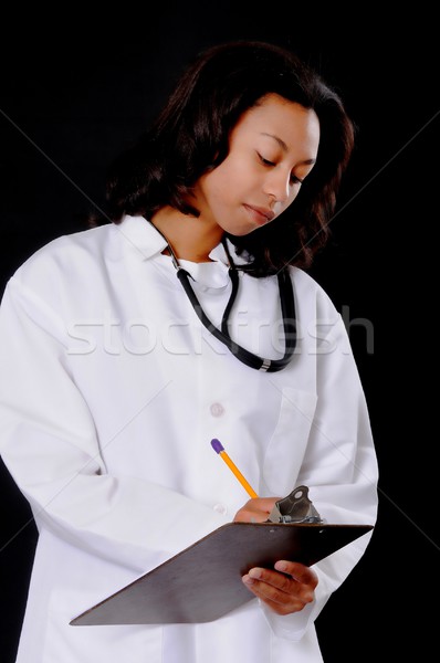 African American Doctor Or Nurse Stock photo © diomedes66