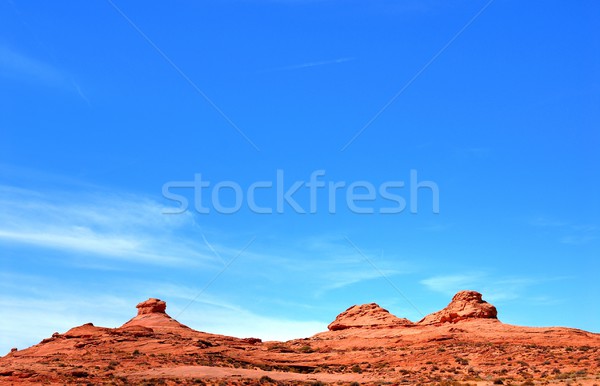 Clear Skies Monument Valley Stock photo © diomedes66