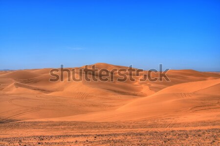 ストックフォト: 砂 · 砂漠 · 夏 · 孤独 · アフリカ · 環境