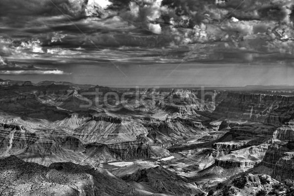 Stock photo: Storm at the Grand Canyon