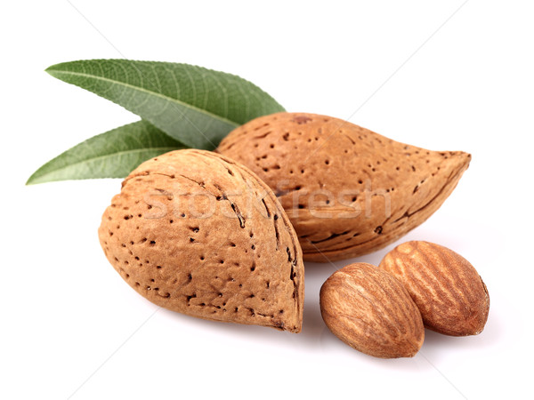 Almonds with kernel Stock photo © Dionisvera