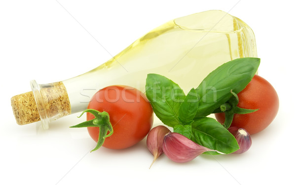 Stock photo: Oil with vegetable