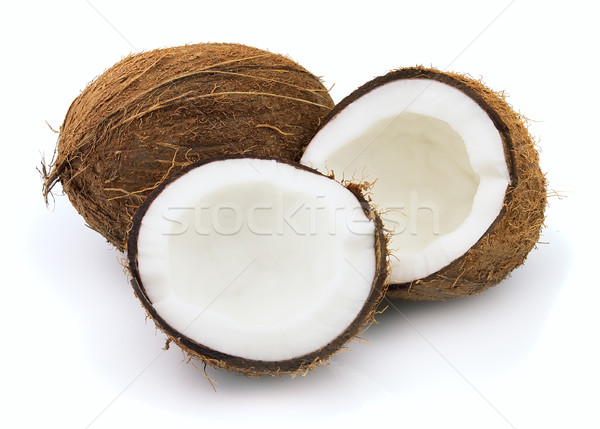 Dulce nucă de cocos alb alimente natură fruct Imagine de stoc © Dionisvera