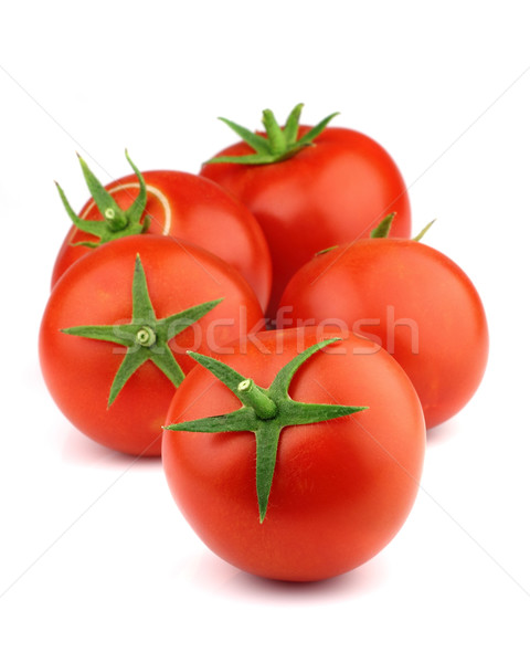Tomate alb culoare mananca proaspăt Imagine de stoc © Dionisvera