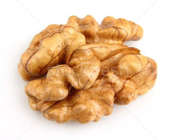 Kernel of walnut in closeup Stock photo © Dionisvera