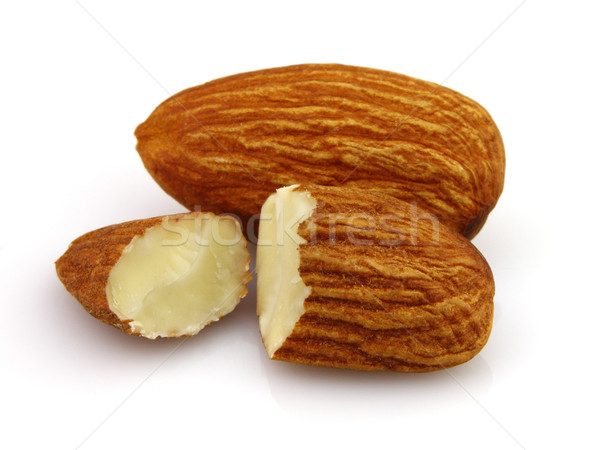 Almonds kernel in closeup Stock photo © Dionisvera