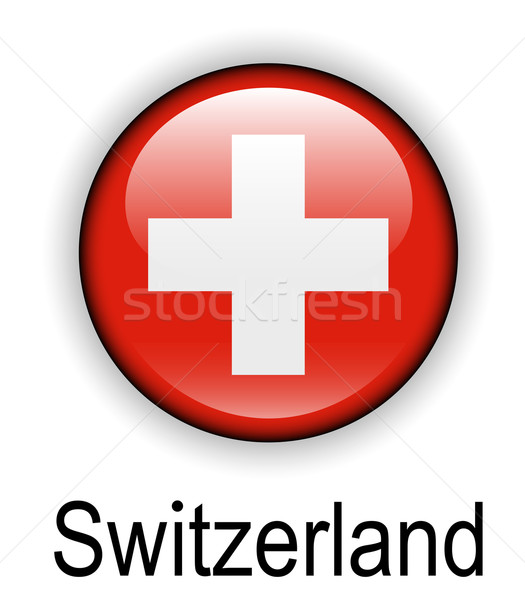 Stockfoto: Zwitserland · officieel · vlag · ontwerp · wereld · glas