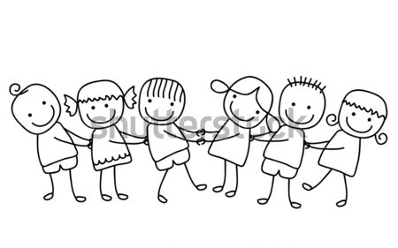 孩子们    孩子们玩    手    学校    眼睛 / happy kids playing