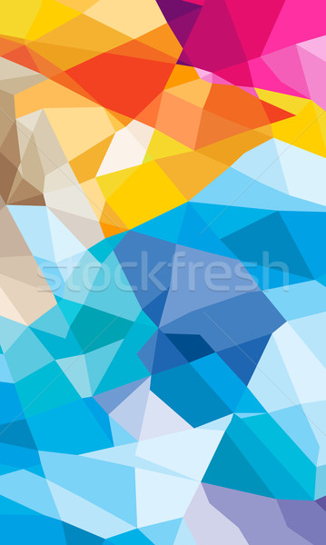 Farbenreich geometrischen abstrakten Textur Design Malerei Stock foto © dip