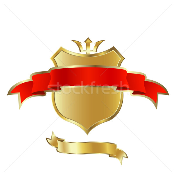 golden shield Stock photo © dip