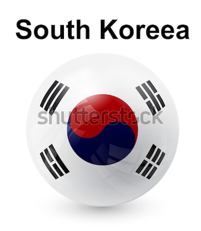 south koreea official state flag Stock photo © dip