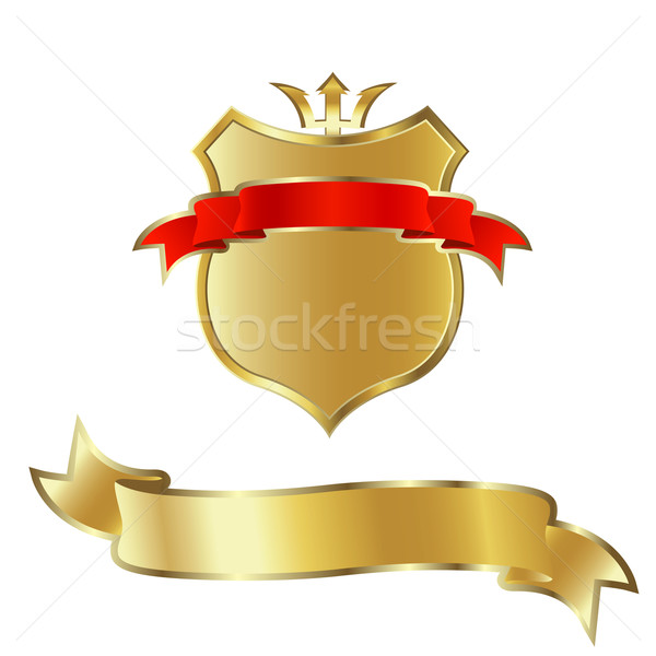 golden shield Stock photo © dip