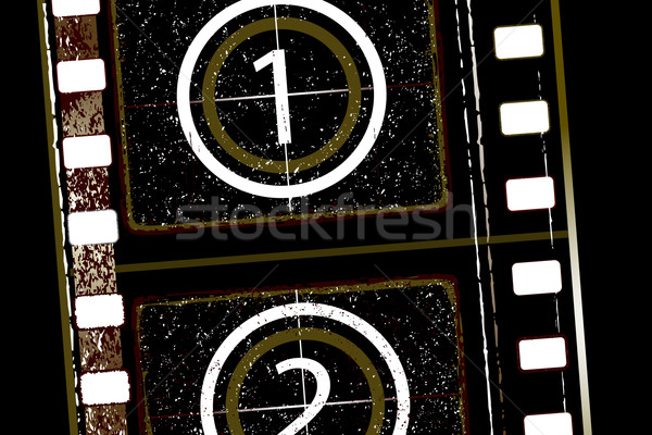 Stock foto: Filmstreifen · alten · Grunge · Film · Hintergrund