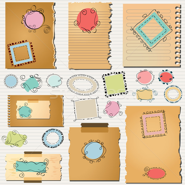 layout templates pack Stock photo © dip