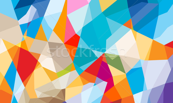 Farbenreich geometrischen abstrakten Textur Design Malerei Stock foto © dip