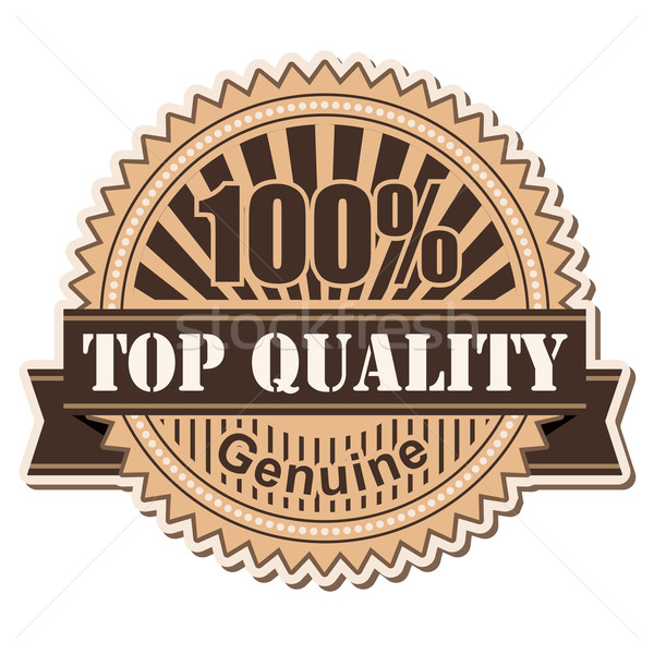 label Top Quality Stock photo © dip