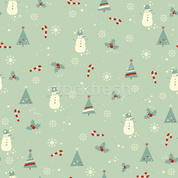 winter seamless pattern Stock photo © dip