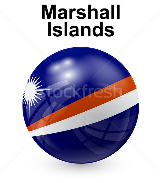 marshall islands official state flag Stock photo © dip