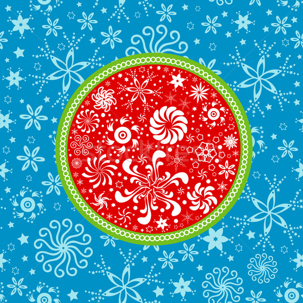 Winter Muster Schneeflocken Textur Schnee Stock foto © dip