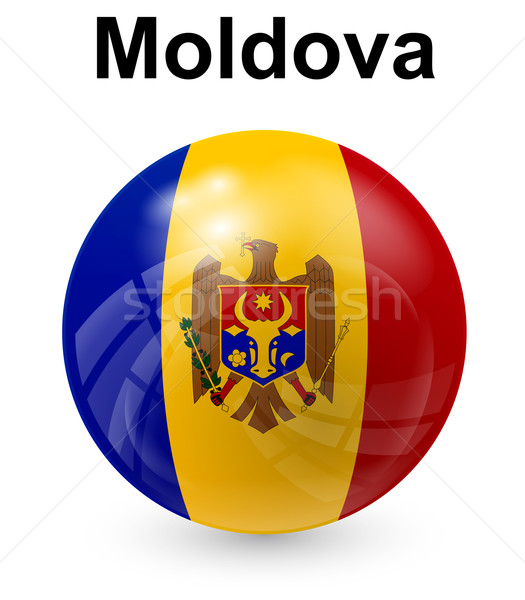 Moldova oficial pavilion lume semna pasăre Imagine de stoc © dip